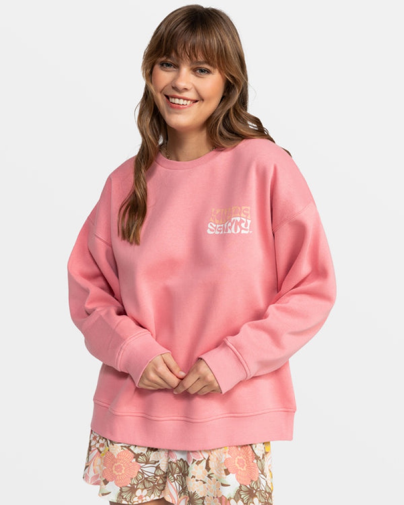 Loungewear Roxy Morning Hike Crew Neck | YLVO-73948