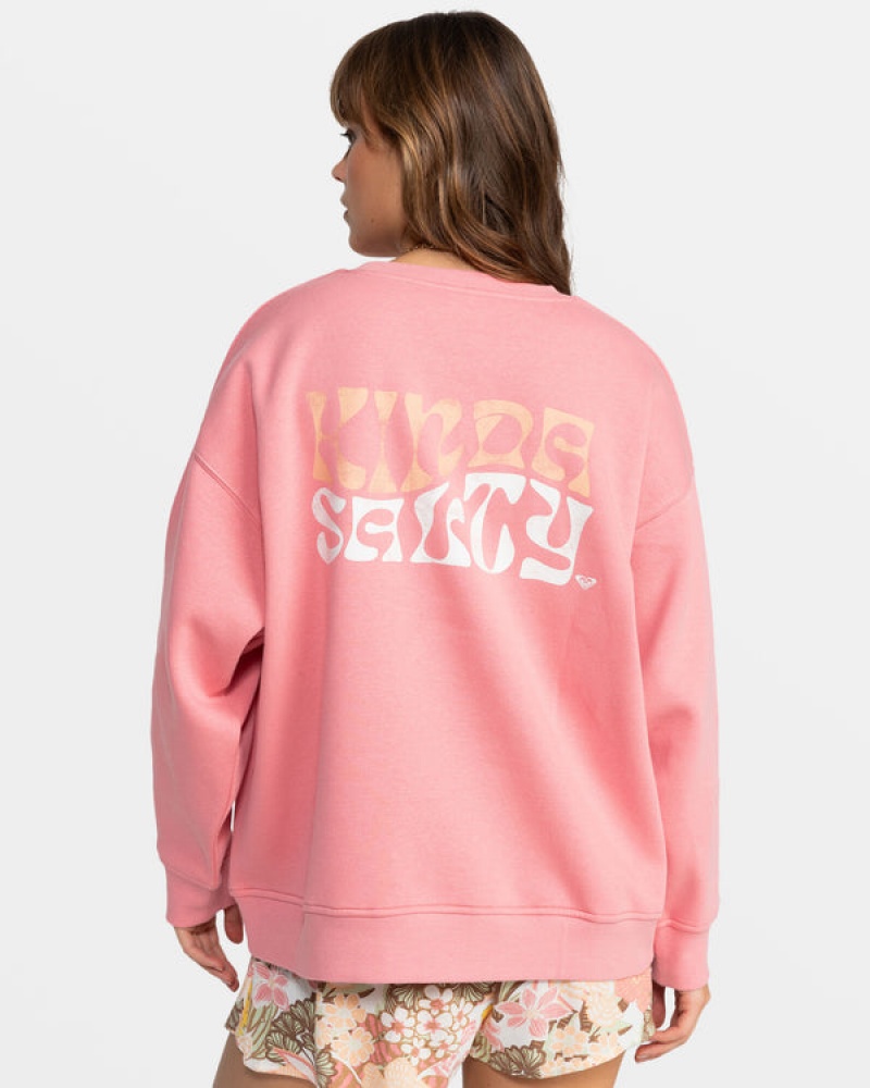 Loungewear Roxy Morning Hike Crew Neck | YLVO-73948