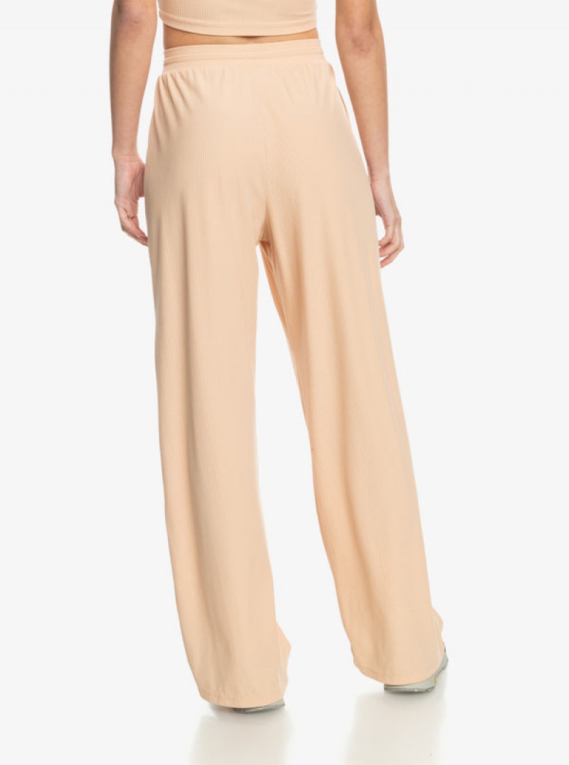 Loungewear Roxy Rise & Vibe Rib Široké Leg | FGNT-83590