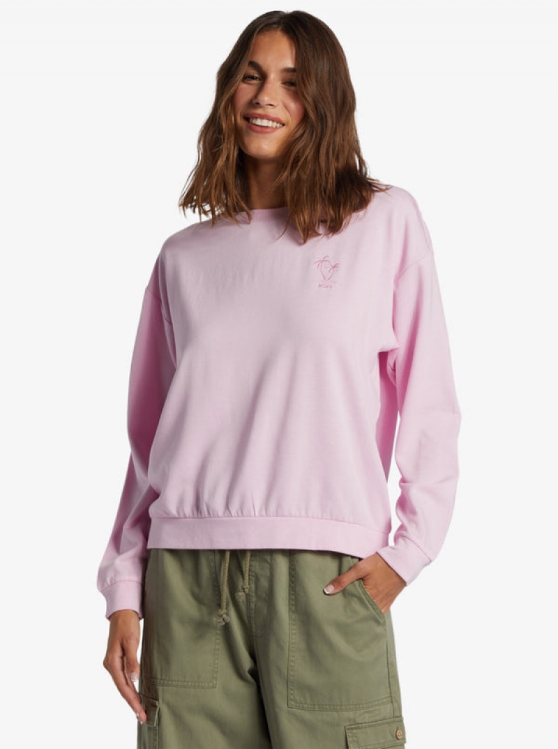 Loungewear Roxy Surfing By Moonlight Crew Neck | UFVR-75693