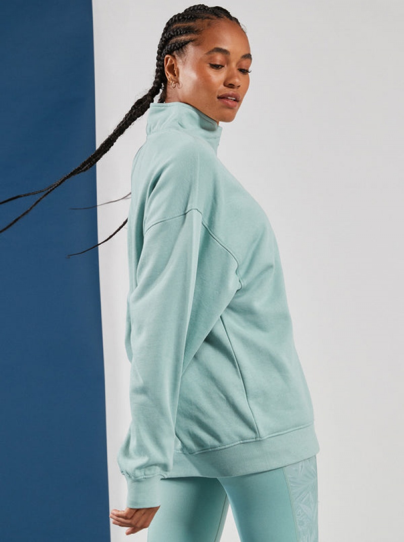 Loungewear Roxy Waves Of Warmth Half-Zip Fleece | OQPZ-98057