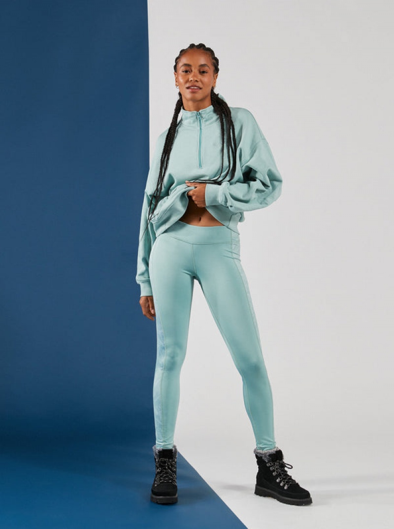 Loungewear Roxy Waves Of Warmth Half-Zip Fleece | OQPZ-98057