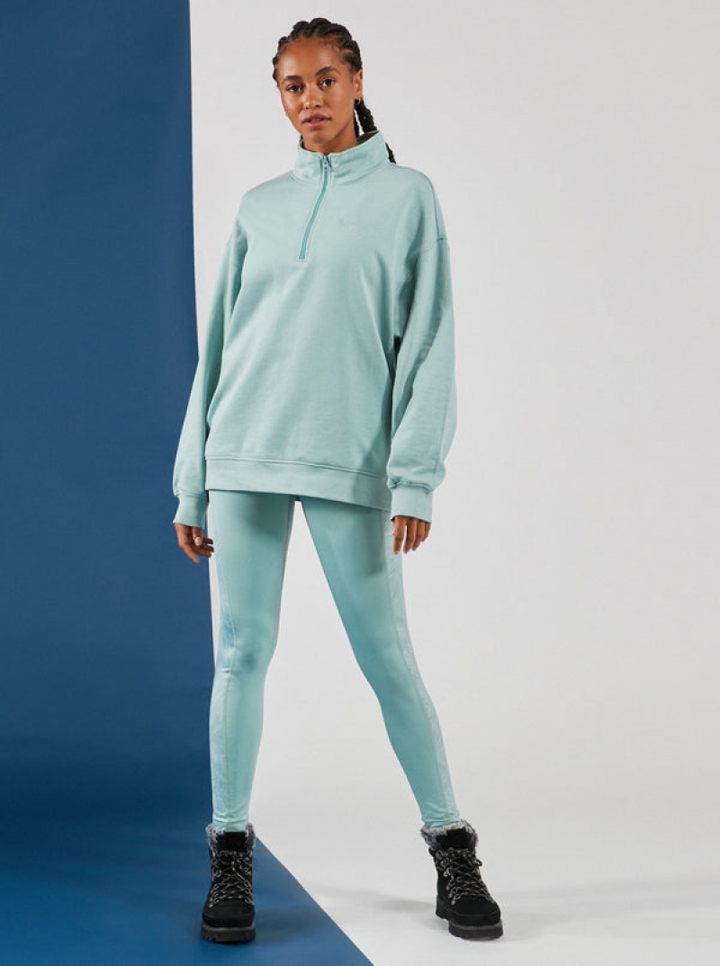 Loungewear Roxy Waves Of Warmth Half-Zip Fleece | OQPZ-98057