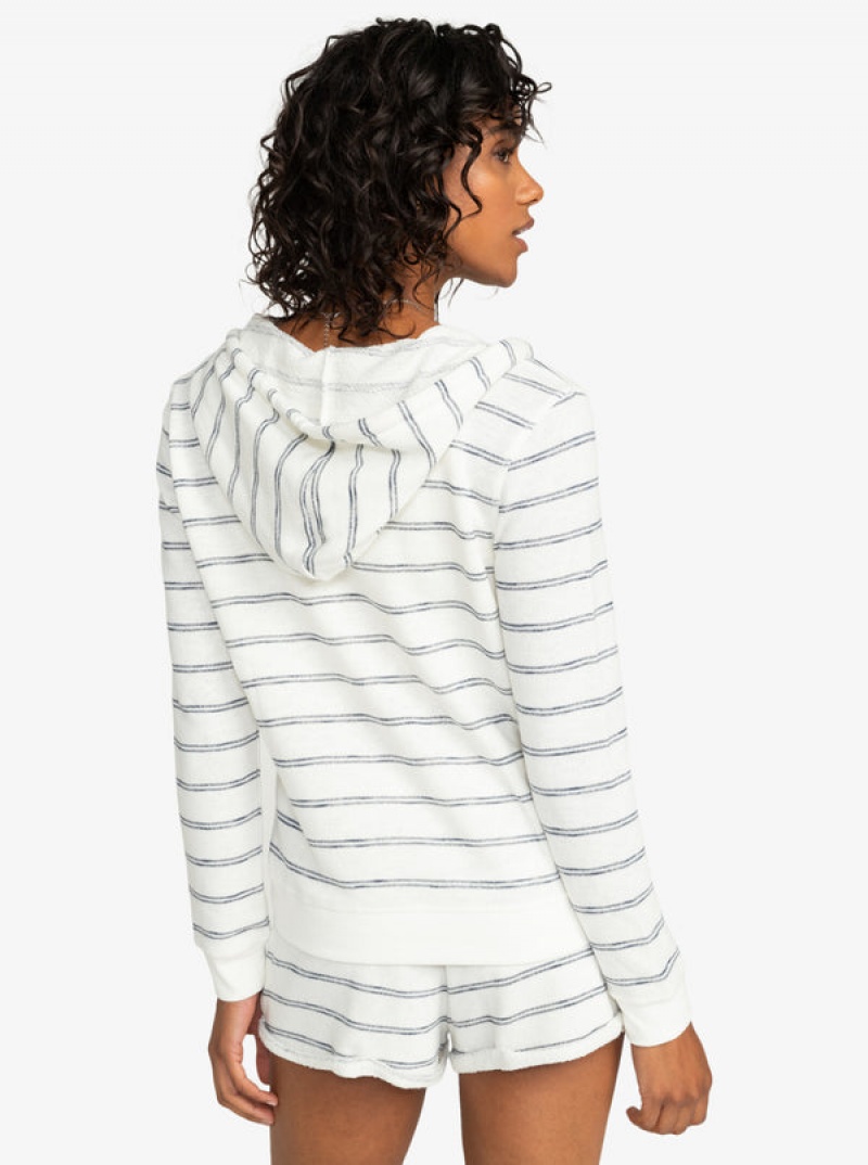 Mikina s Kapucí Roxy Perfect Wave Stripes Zip-Up | RWOU-15072