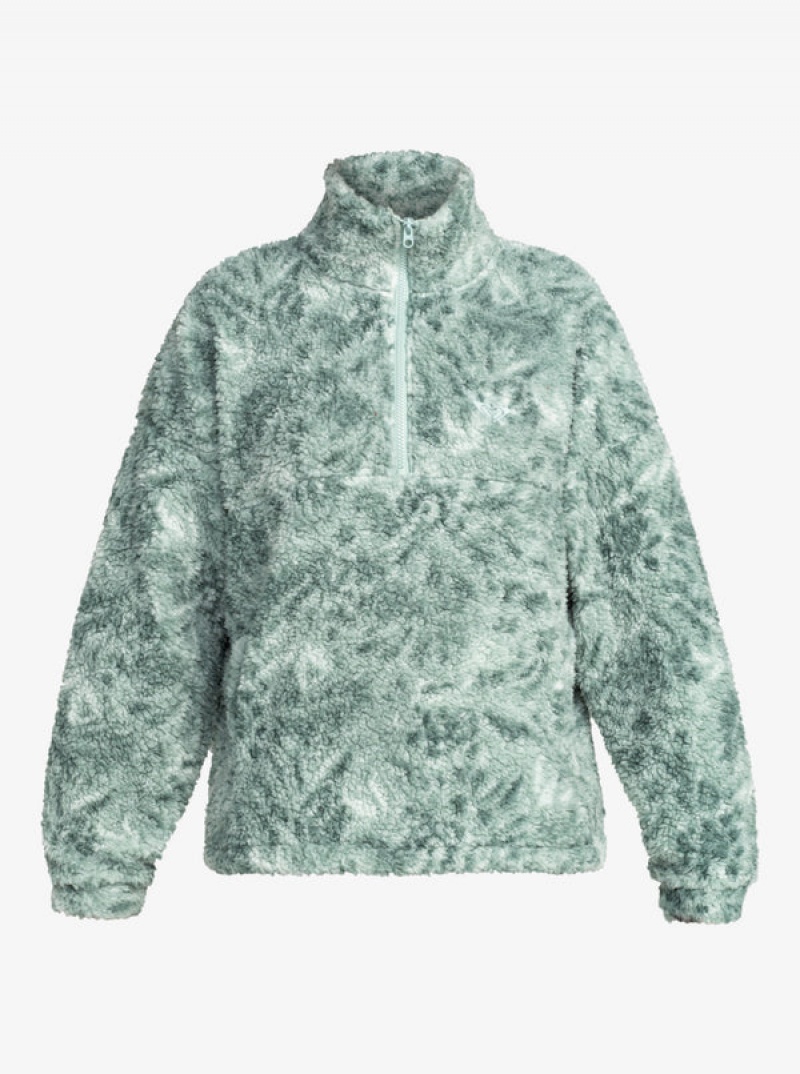 Mikina s Kapucí Roxy Waves Of Warmth Half-Zip Fleece | QPVU-50936