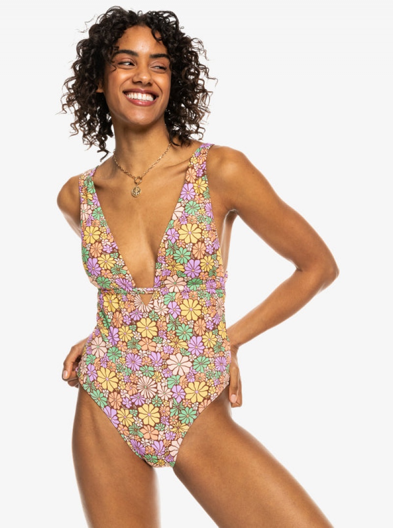 Plavky Roxy All About Sol One-Piece | SWNG-85036