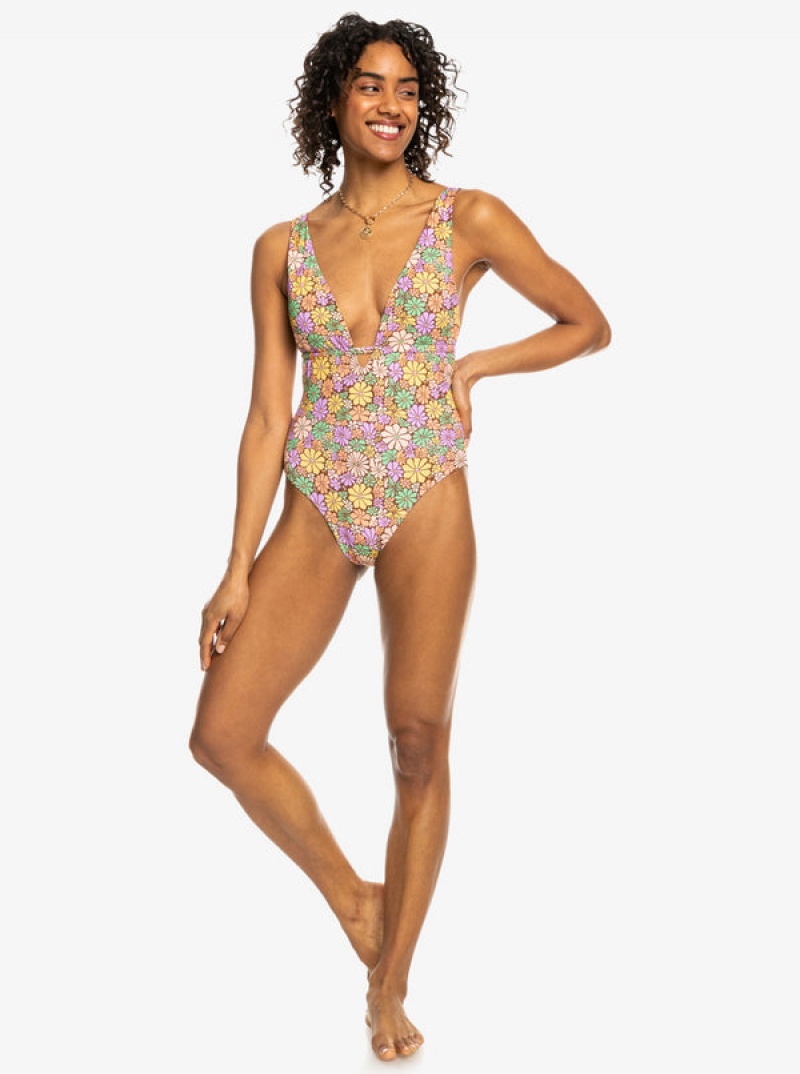 Plavky Roxy All About Sol One-Piece | SWNG-85036