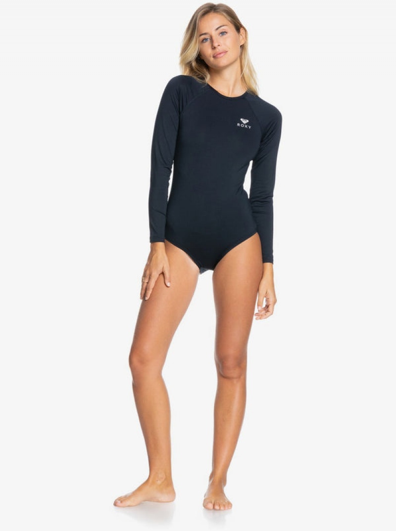 Plavky Roxy Essentials Long Sleeve One-Piece | DTLU-96120