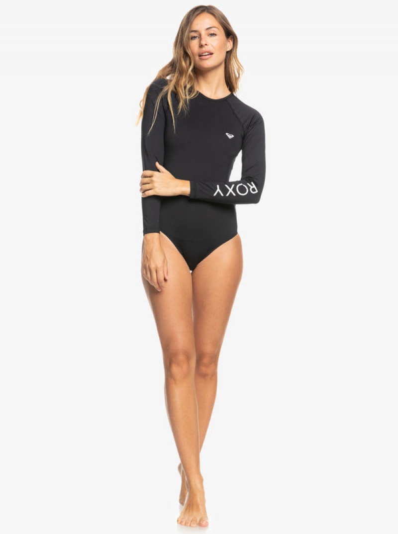 Plavky Roxy New Essentials Long Sleeve One-Piece | KGBR-27960