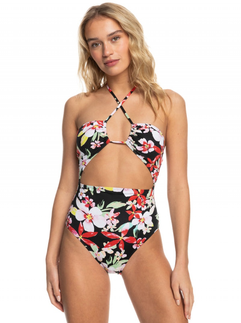 Plavky Roxy Printed Beach Classics Módní One-Piece | VHMA-04167