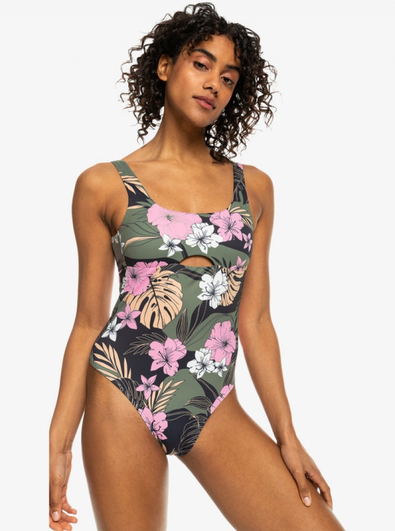 Plavky Roxy Pro The Double Line One-Piece | DPMO-49620