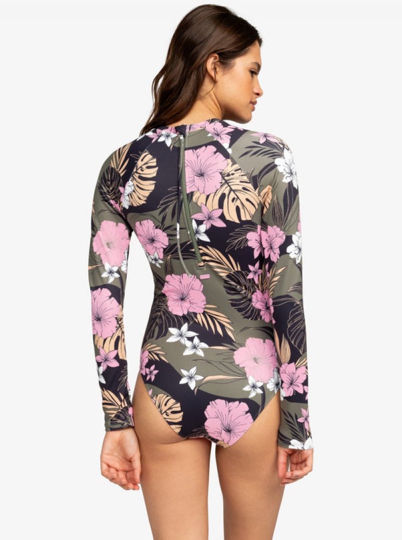 Plavky Roxy Pro The Overhead Long-Sleeve | UXGS-12349