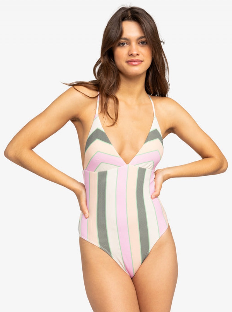 Plavky Roxy Vista Stripe One-Piece | JHTC-41629