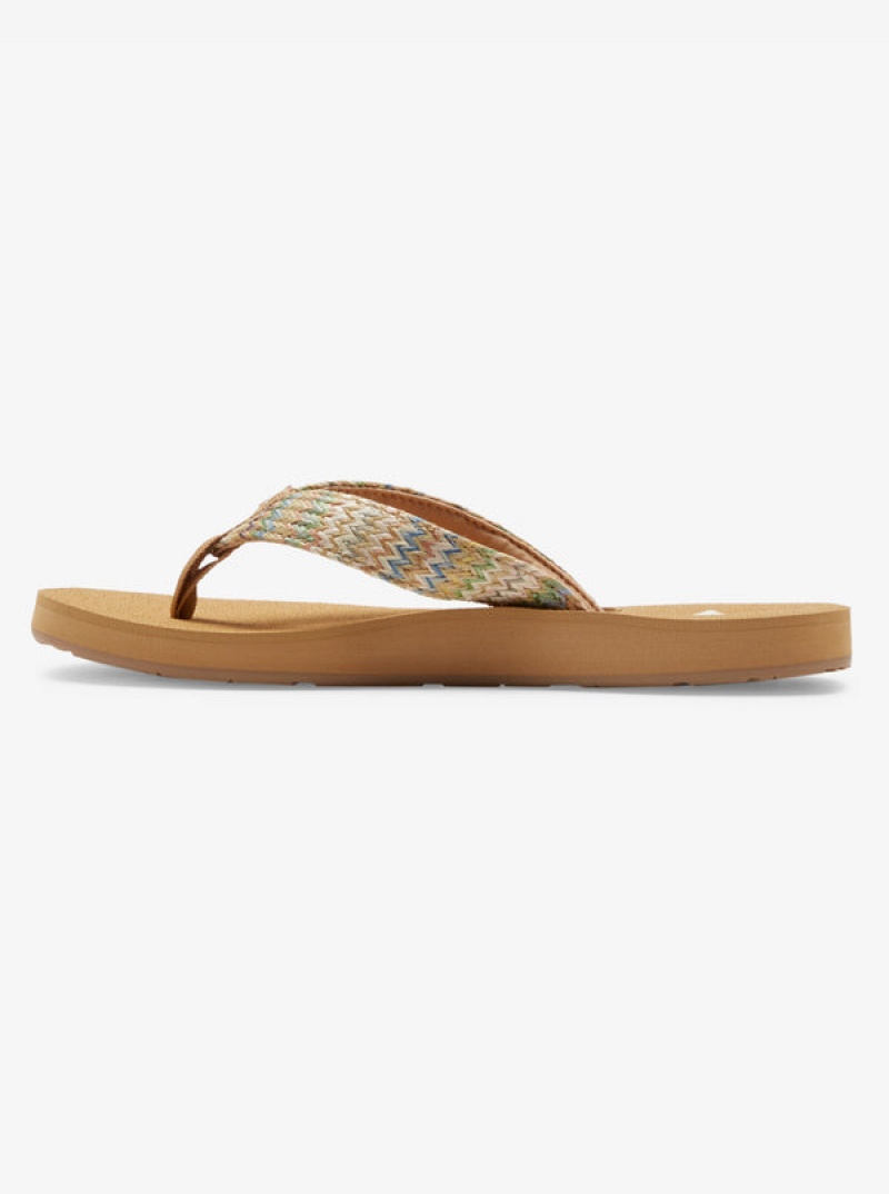 Sandály Roxy Porto Raffia II | LFXQ-16459