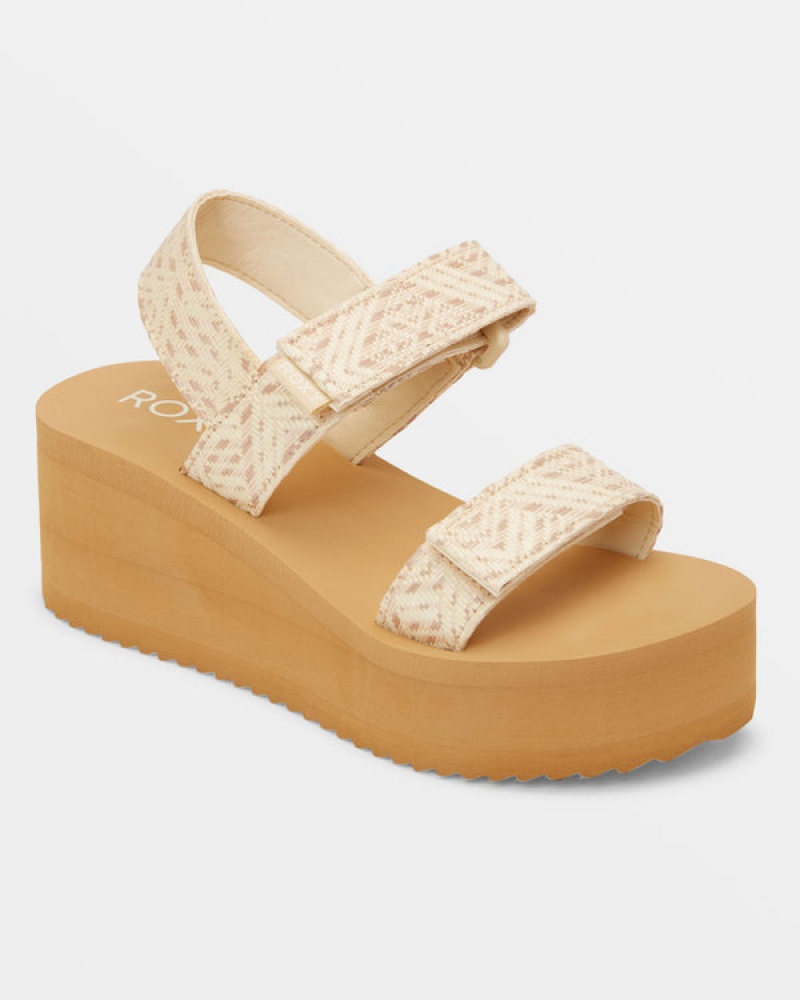 Sandály Roxy Salty Sun Platformy | DYOK-92864