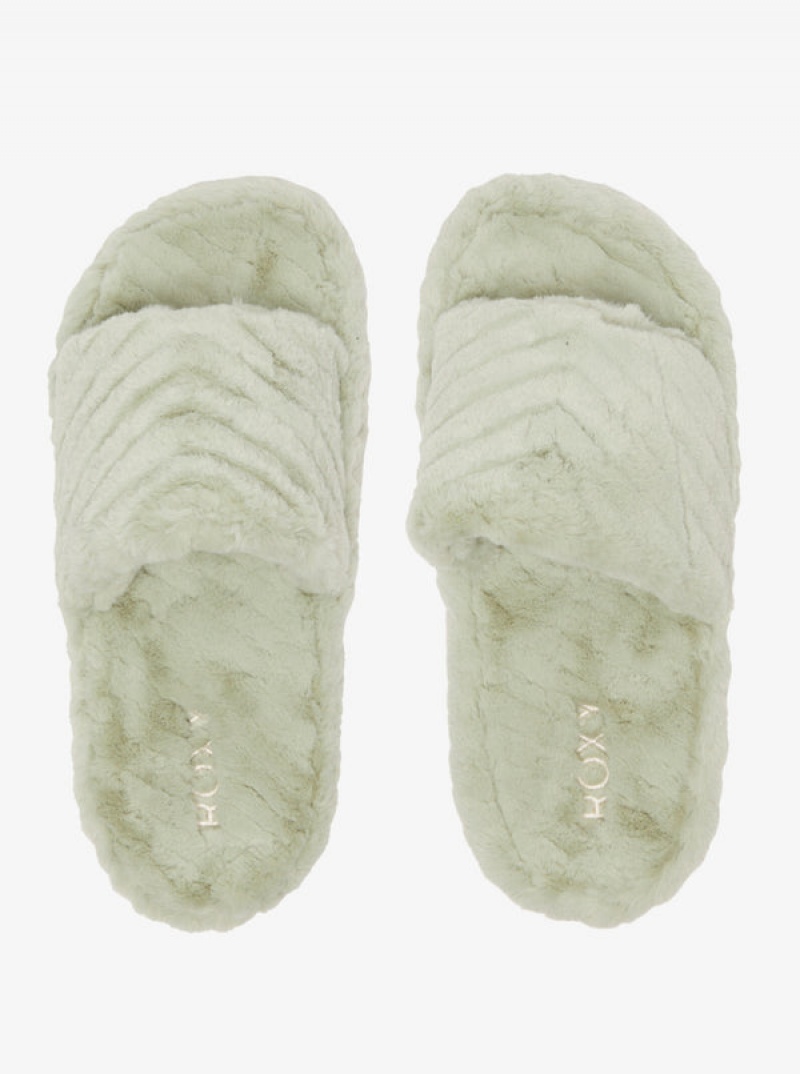 Sandály Roxy Slippy Faux Fur | MSTH-98317