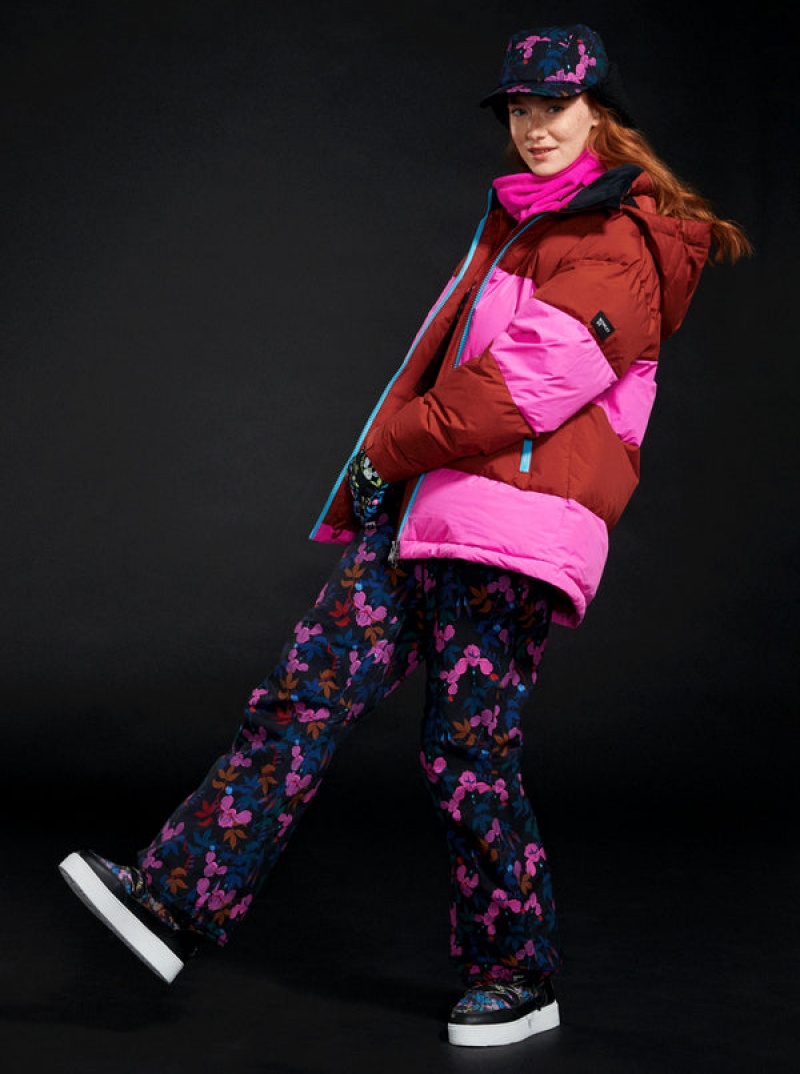 Snowboardové Bundy Roxy ROWLEY Block Puffer Technical | HCLQ-37152