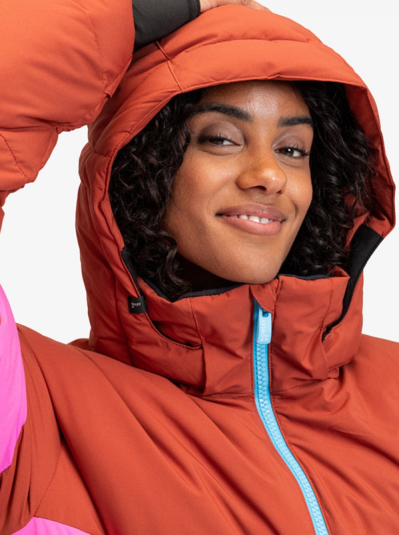 Snowboardové Bundy Roxy ROWLEY Block Puffer Technical | HCLQ-37152