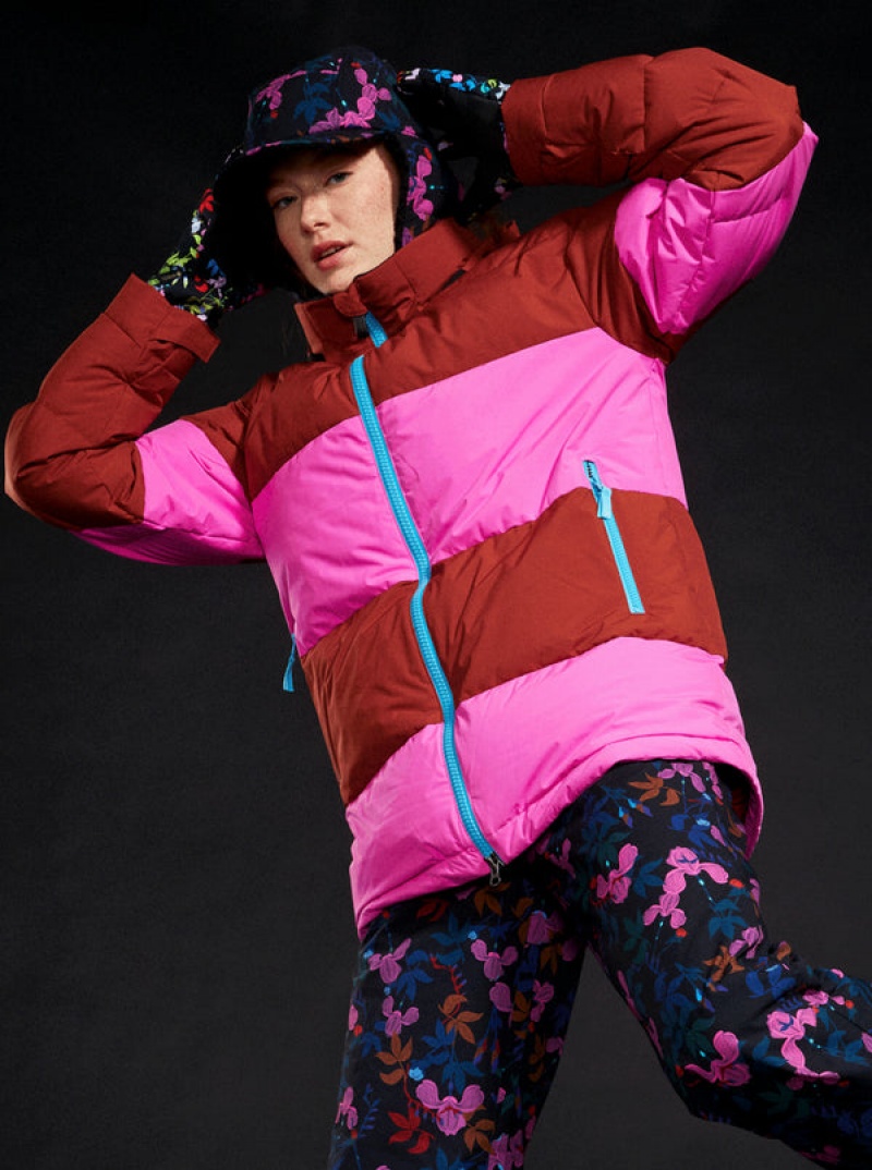 Snowboardové Bundy Roxy ROWLEY Block Puffer Technical | HCLQ-37152