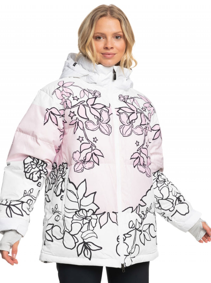 Snowboardové Bundy Roxy X Rowley Puffer Technical | NFWZ-03945