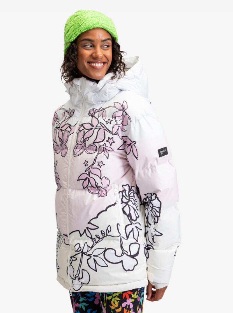 Snowboardové Bundy Roxy X Rowley Puffer Technical | NFWZ-03945