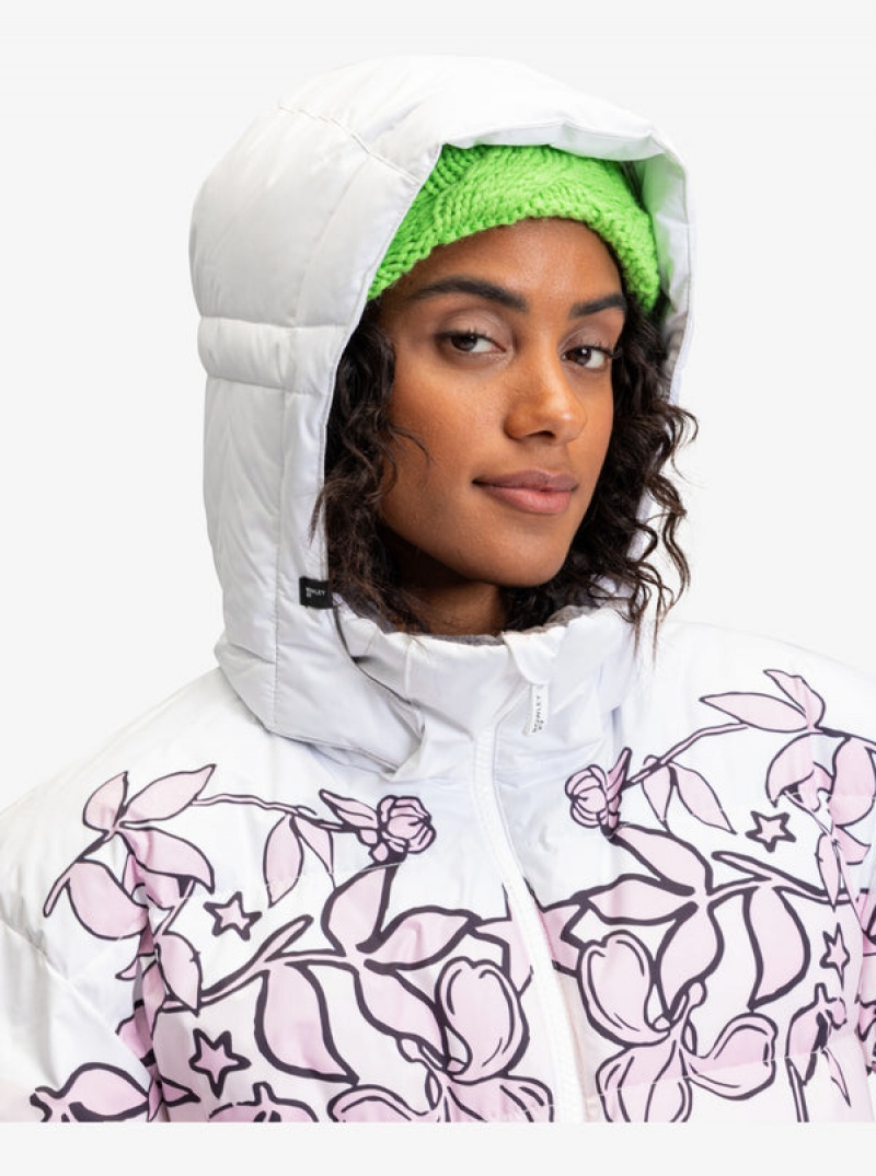 Snowboardové Bundy Roxy X Rowley Puffer Technical | NFWZ-03945