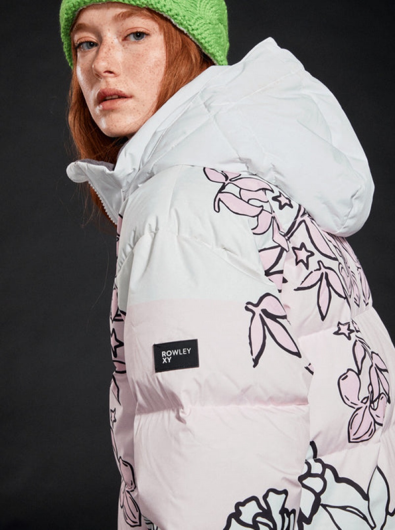 Snowboardové Bundy Roxy X Rowley Puffer Technical | NFWZ-03945