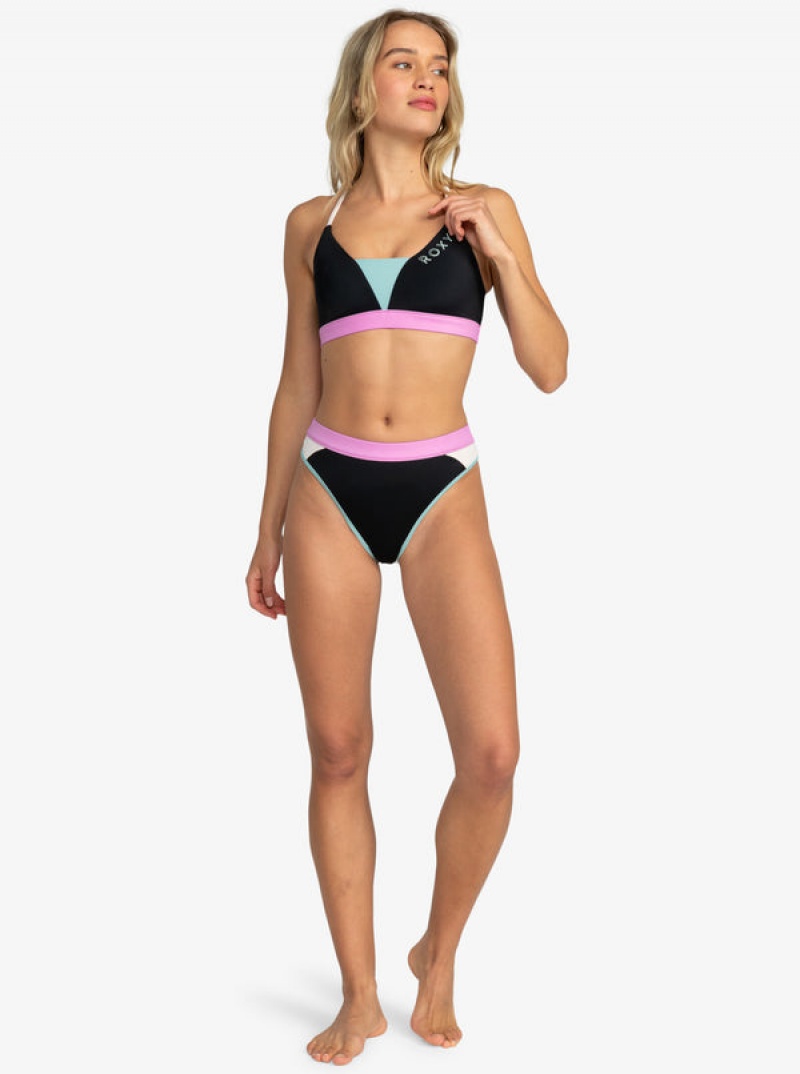 Spodní Díl Bikin Roxy Active Mid Pasem | XROT-51742