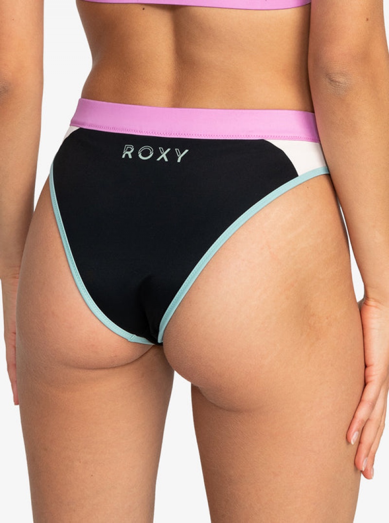 Spodní Díl Bikin Roxy Active Mid Pasem | XROT-51742