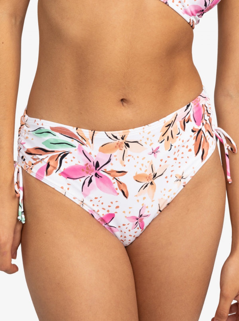 Spodní Díl Bikin Roxy Printed Beach Classics Moderate Side-Tie | ENIF-20645