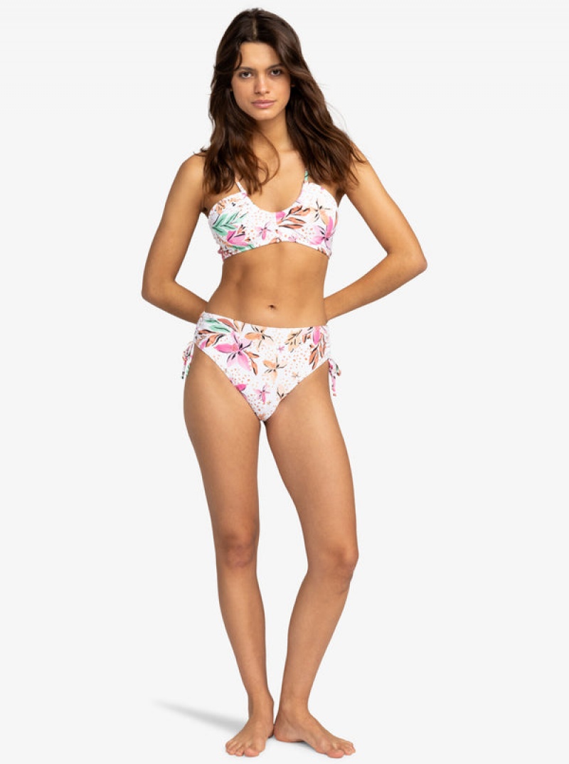 Spodní Díl Bikin Roxy Printed Beach Classics Moderate Side-Tie | ENIF-20645