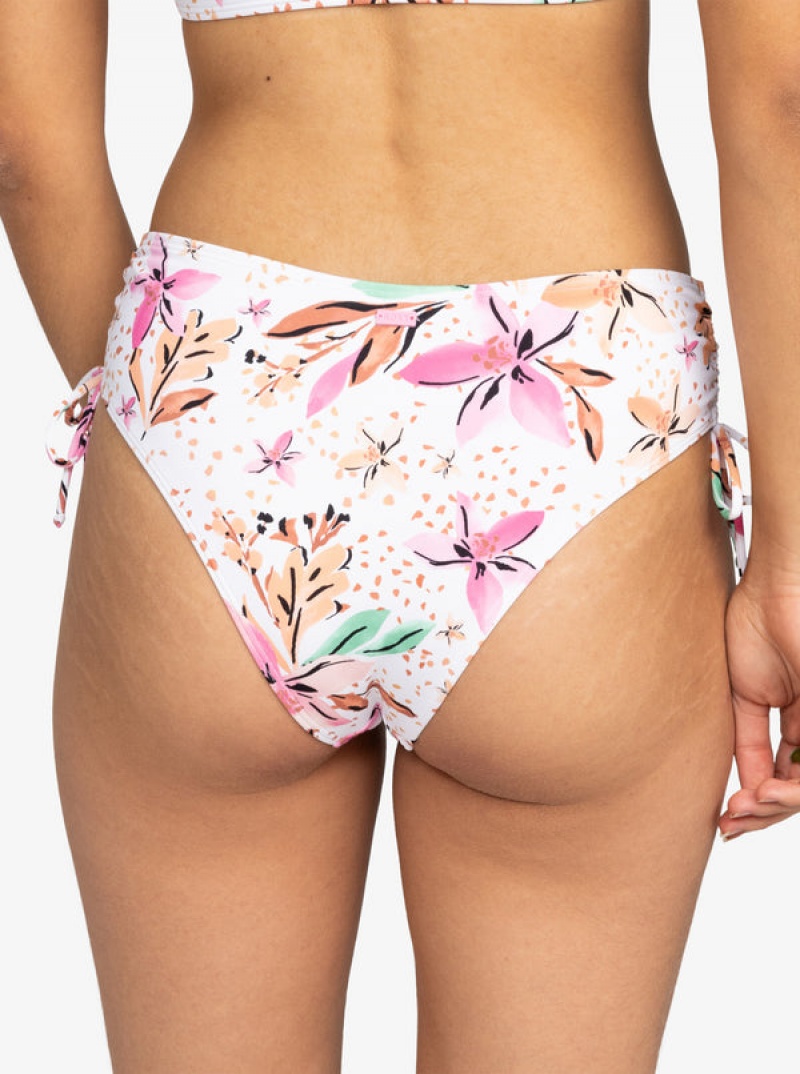 Spodní Díl Bikin Roxy Printed Beach Classics Moderate Side-Tie | ENIF-20645