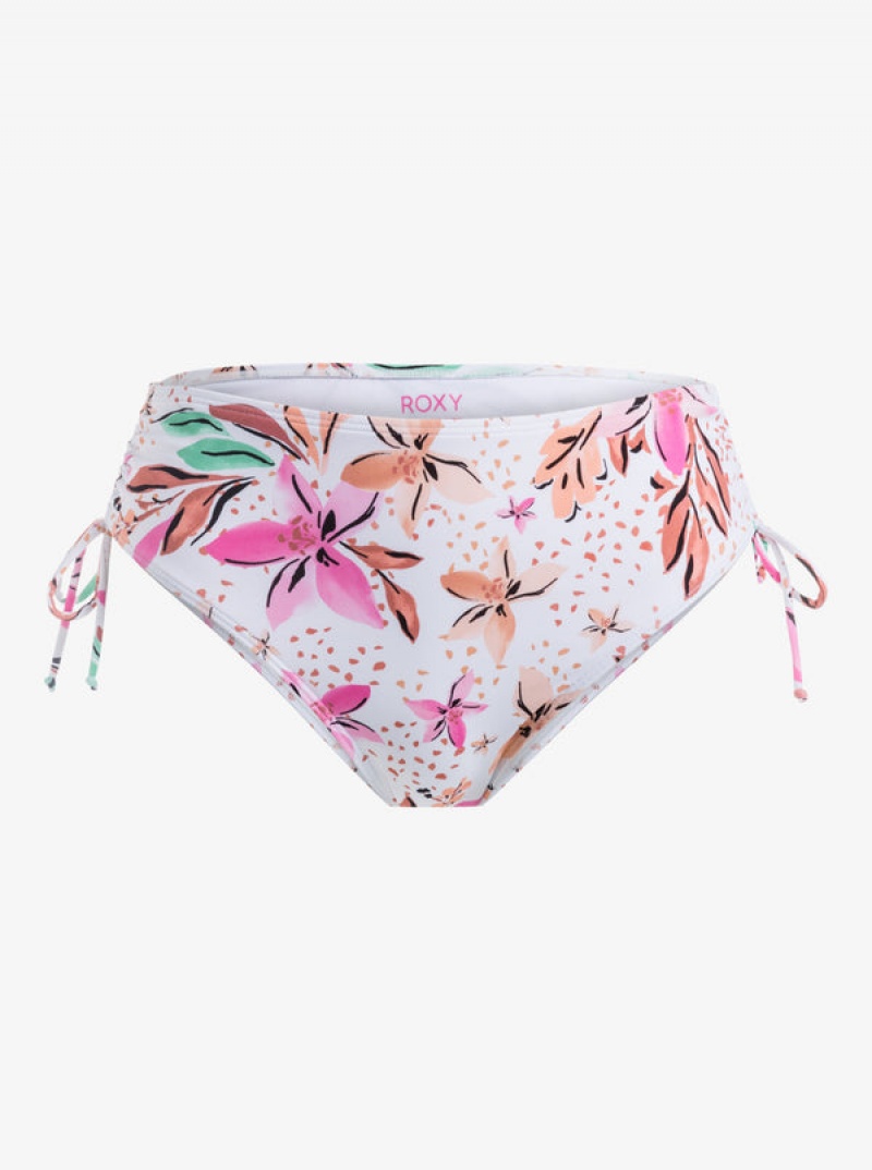 Spodní Díl Bikin Roxy Printed Beach Classics Moderate Side-Tie | ENIF-20645