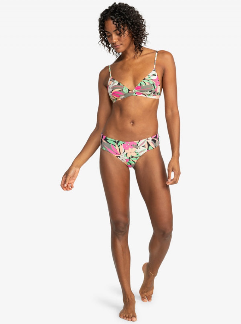 Spodní Díl Bikin Roxy Printed Beach Classics V-Shape Cheeky | DKBF-09635