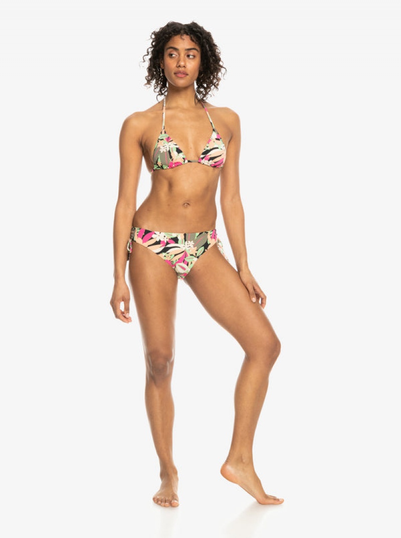 Spodní Díl Bikin Roxy Printed Beach Classics Hipster Side-Tie | IAGF-79863