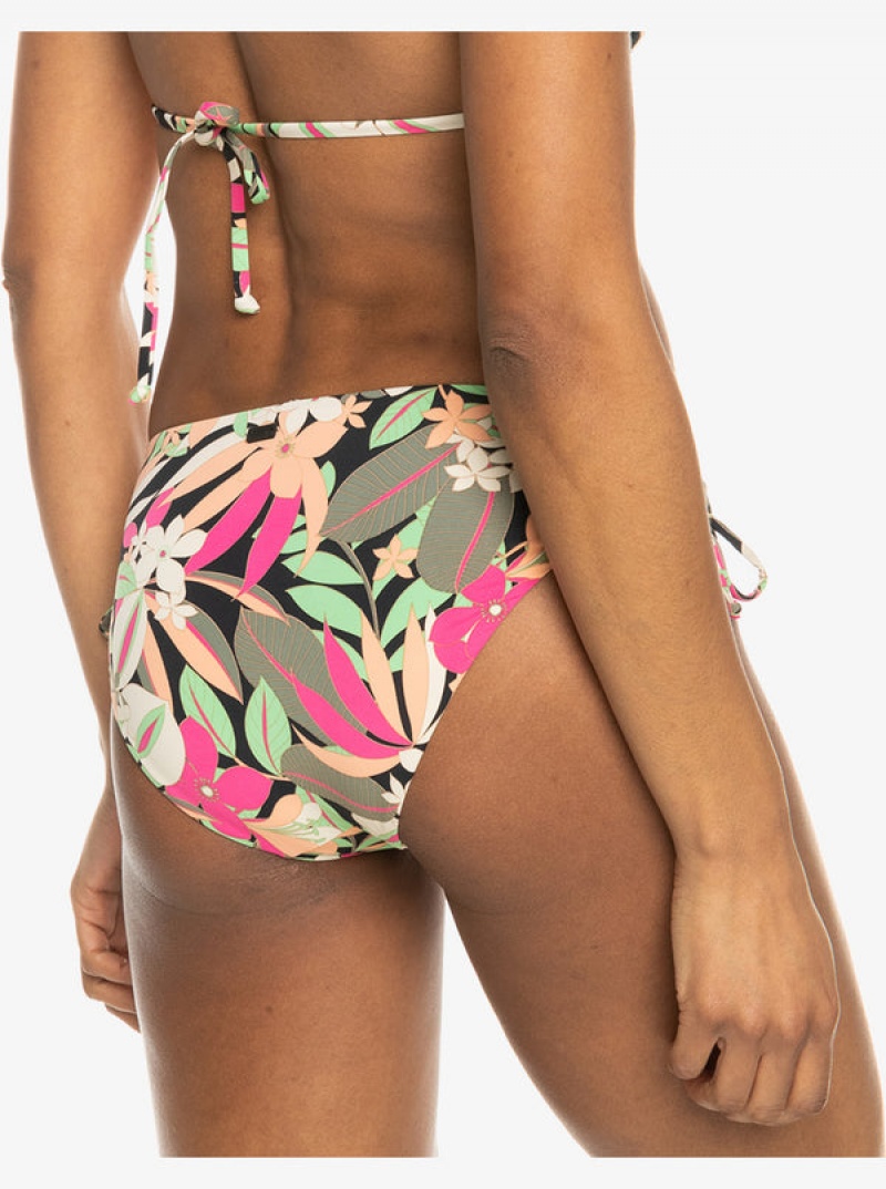 Spodní Díl Bikin Roxy Printed Beach Classics Hipster Side-Tie | IAGF-79863