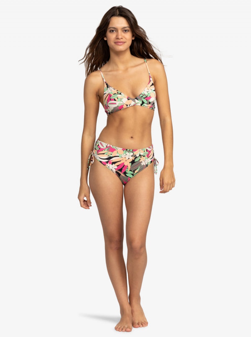 Spodní Díl Bikin Roxy Printed Beach Classics Moderate Side-Tie | LGPU-96214