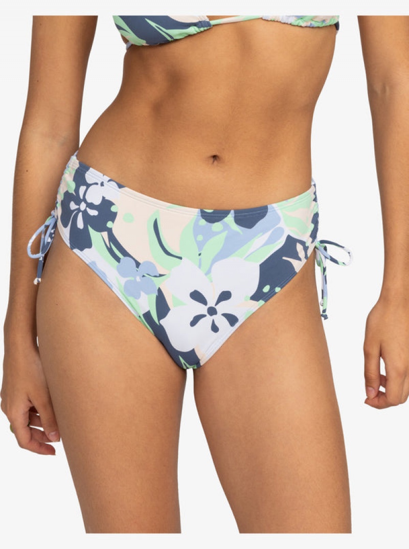 Spodní Díl Bikin Roxy Printed Beach Classics Moderate Side-Tie | RVGY-81706