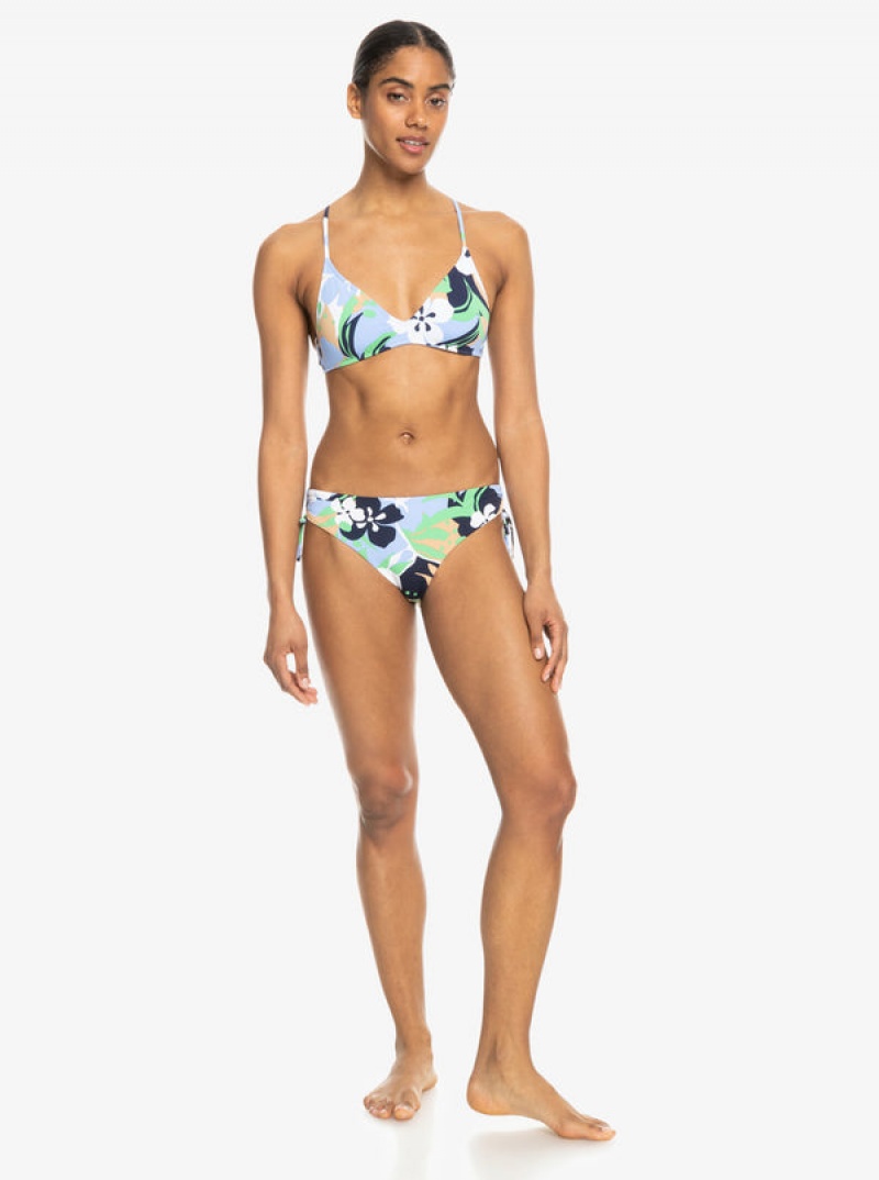 Spodní Díl Bikin Roxy Printed Beach Classics Hipster Side-Tie | XKMB-24013