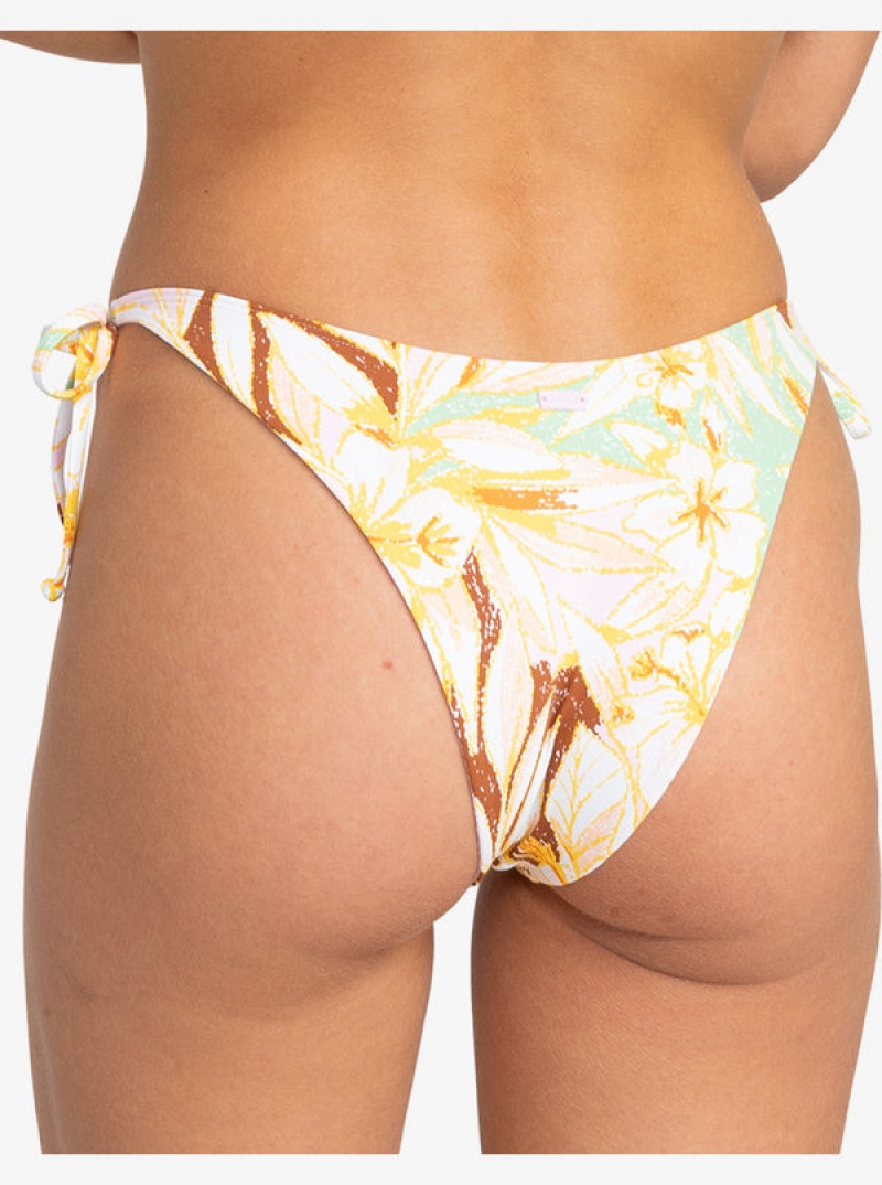 Spodní Díl Bikin Roxy Printed Beach Classics Tie Side High Leg Cheeky | LHMK-86943