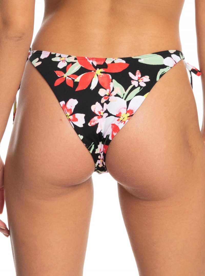 Spodní Díl Bikin Roxy Printed Beach Classics Tie Side High Leg Cheeky | ZPXL-52968