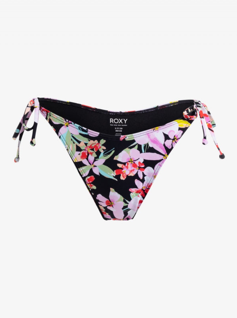 Spodní Díl Bikin Roxy Printed Beach Classics Tie Side High Leg Cheeky | ZPXL-52968