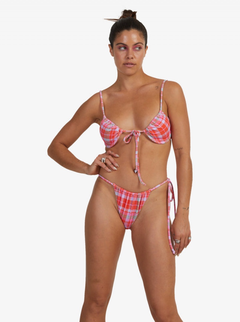 Spodní Díl Bikin Roxy Tartan Times Tie-Side | ZGLD-67512