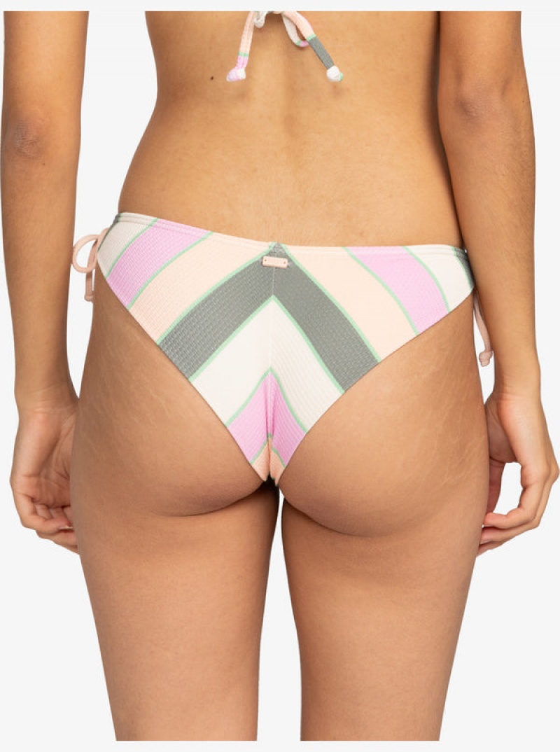 Spodní Díl Bikin Roxy Vista Stripe Tie Side Cheeky | HDWN-75810