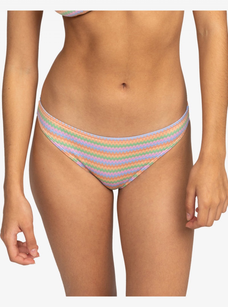 Spodní Díl Bikin Roxy Wavy Stripe Moderate | HKXS-36459