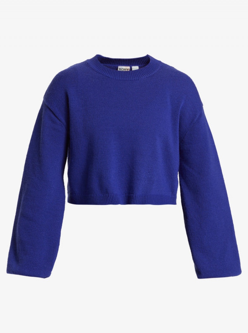 Svetry Roxy Chloe Kim Crew Neck | IRLB-90857