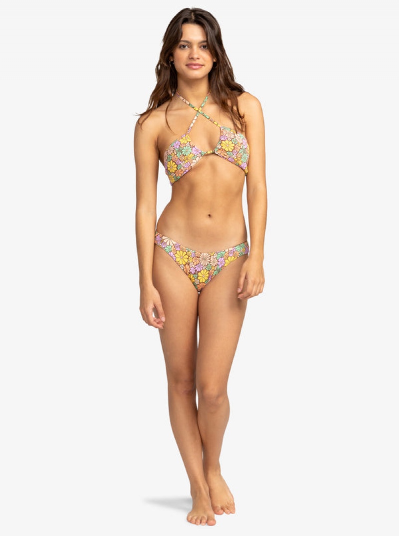 Topy Do Bikin Roxy All About Sol Bandeau | FDXU-73618