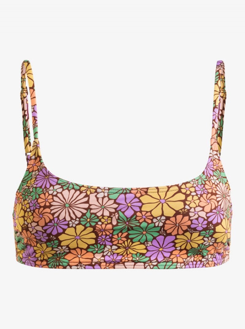 Topy Do Bikin Roxy All About Sol Bralette | YXNE-69418