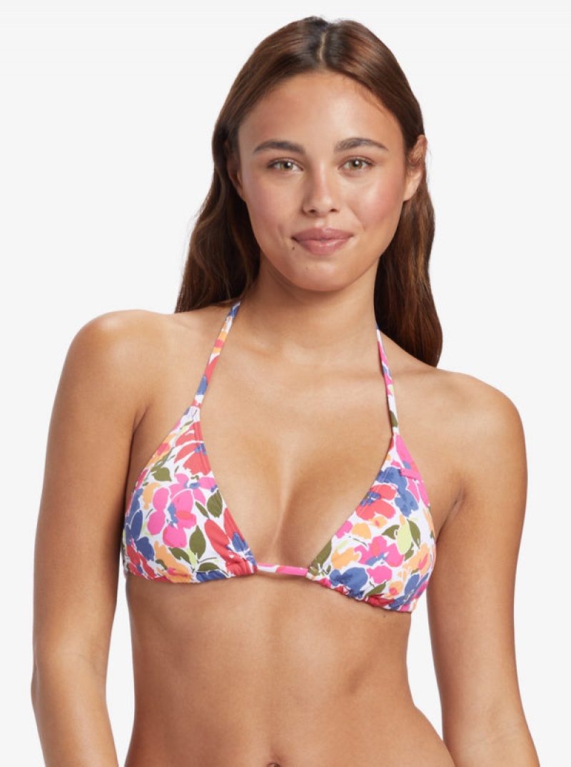 Topy Do Bikin Roxy Bloomin Babe Tiki Tri | ZKEF-29814