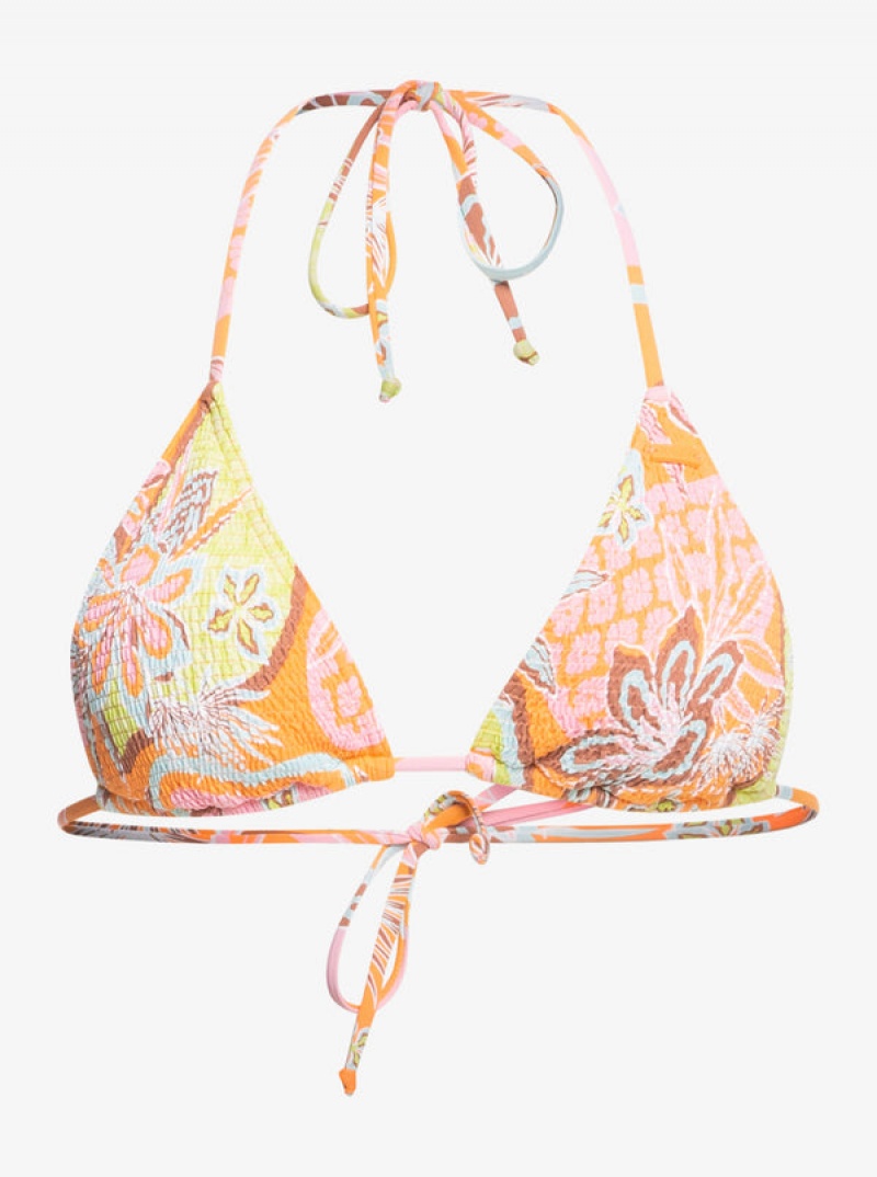 Topy Do Bikin Roxy Floraldelic Tiki Tri | ZVBX-47126